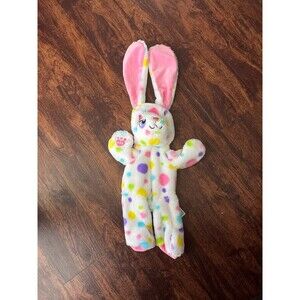 Build a bear spotted polkadot rainbow multicolor rabbit bunny